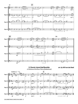 Six Christmas Carols in a Box - Partition